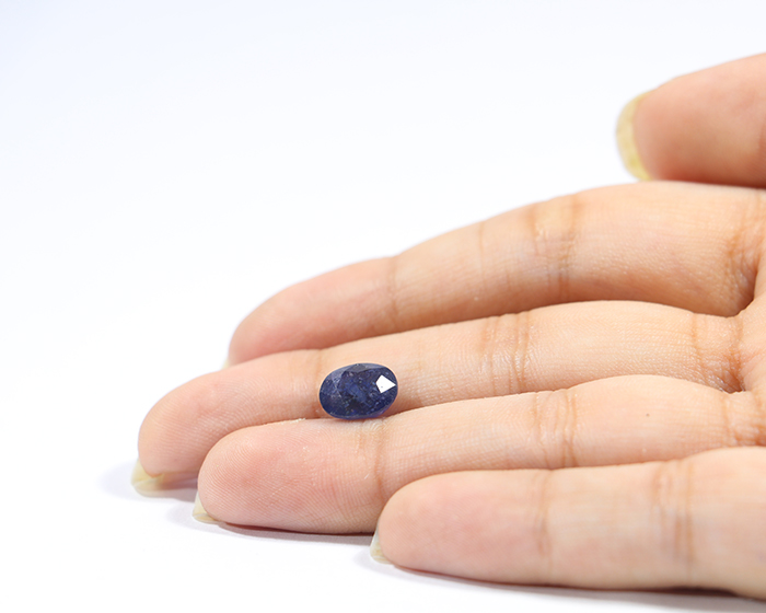 BSP14034 3 Blue Sapphire 3.57 Ct.