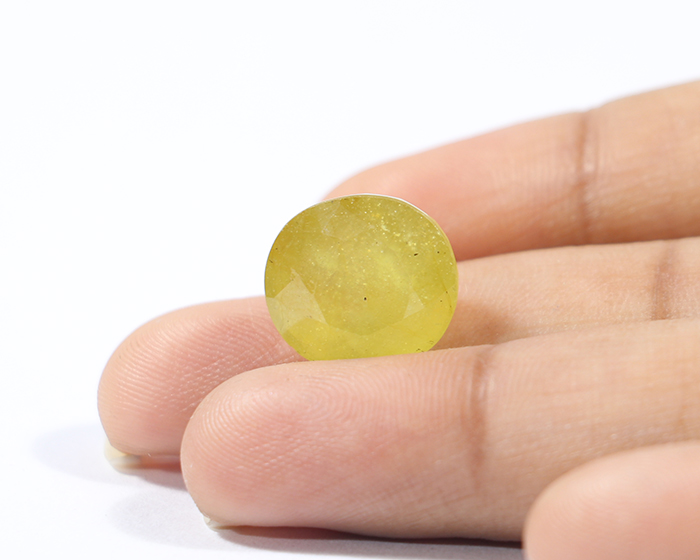 NYSP249 3 Yellow Sapphire 11.96 Ct.