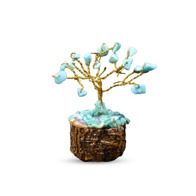 1 4 Turquoise Mini Tree