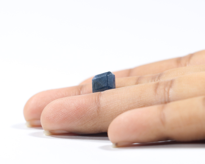 BSP13585 3 Blue Sapphire 3.82 Ct.