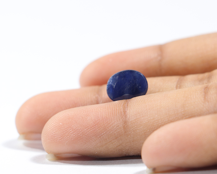 BSP13652 3 Blue Sapphire 3.79 Ct.