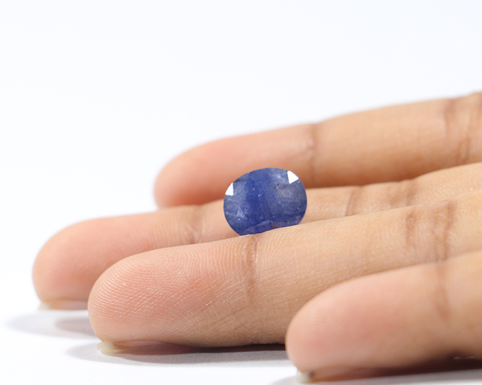 BSP13658 3 Blue Sapphire 4.82 Ct.