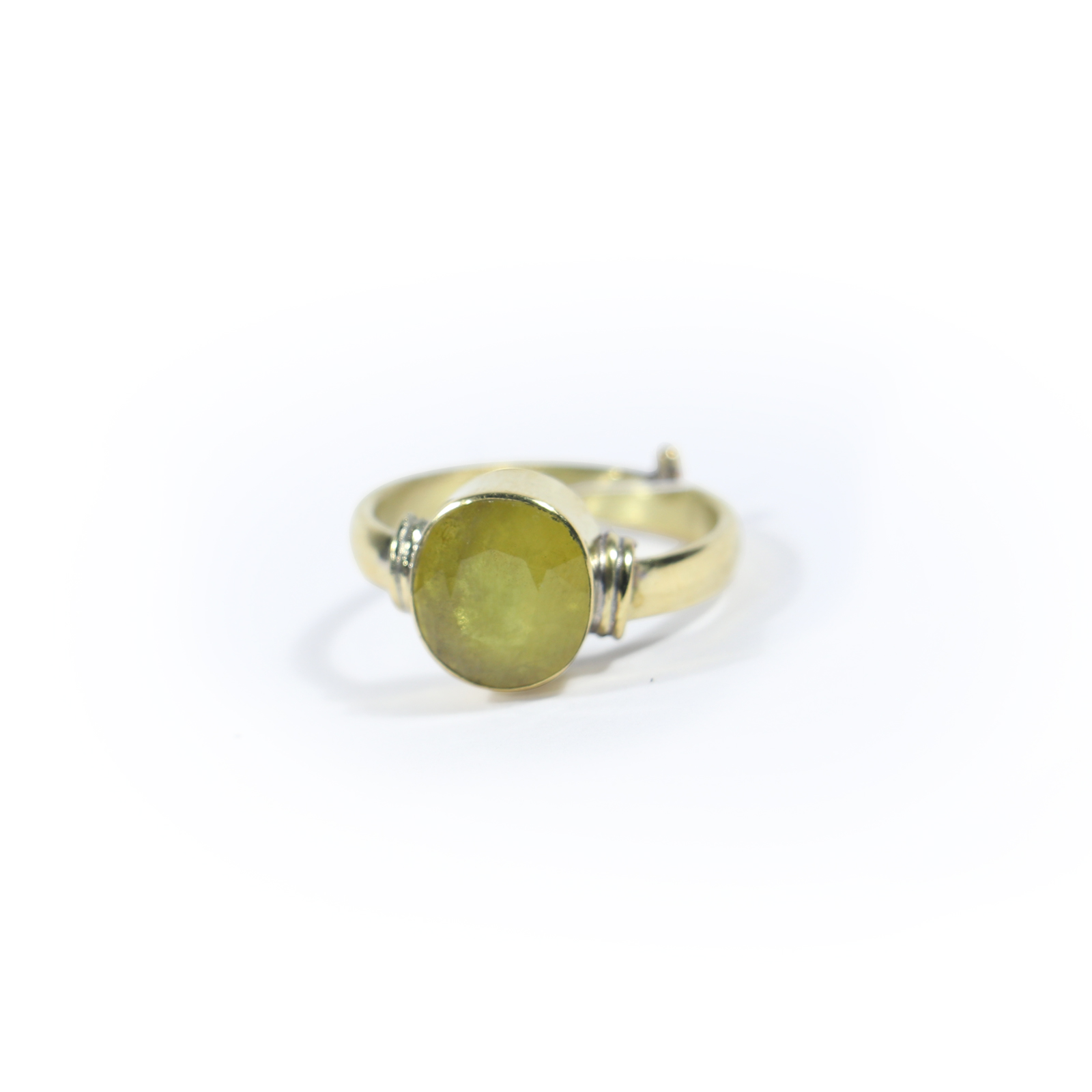 Yellow Sapphire Ring 7+ Ratti