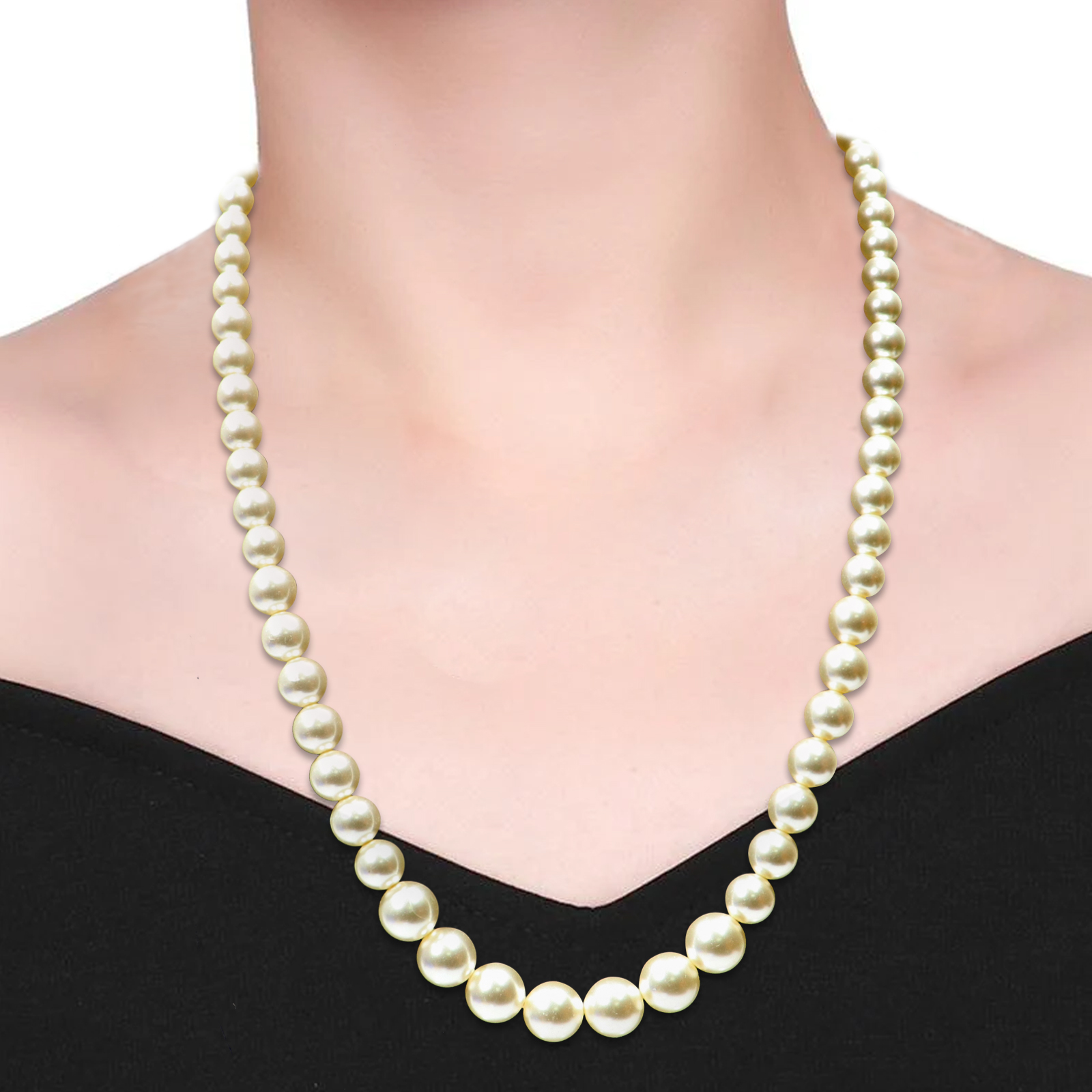 Pearl Mala High Quality Shell Pearls