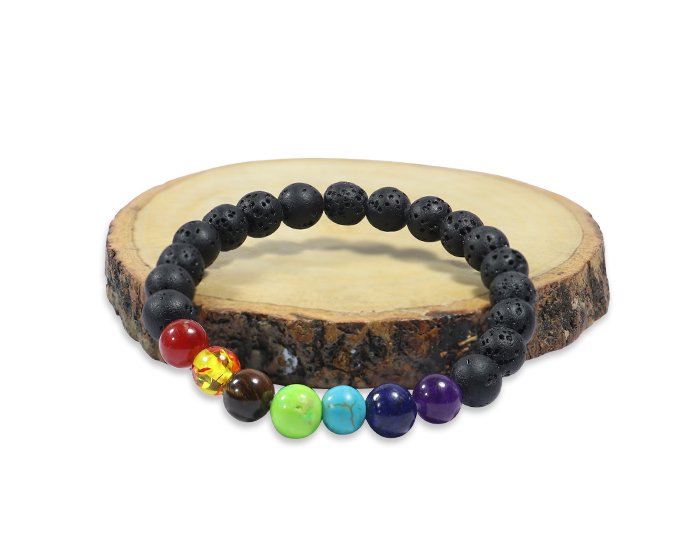 2 5 7 Chakra Lava Bracelet