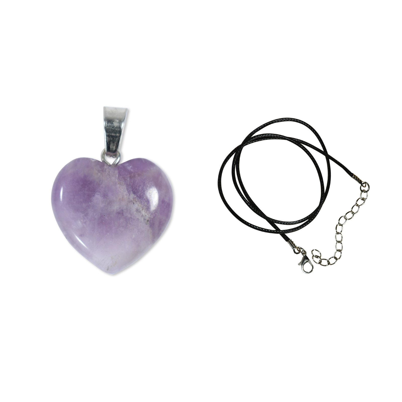 Amethyst Heart Pendant