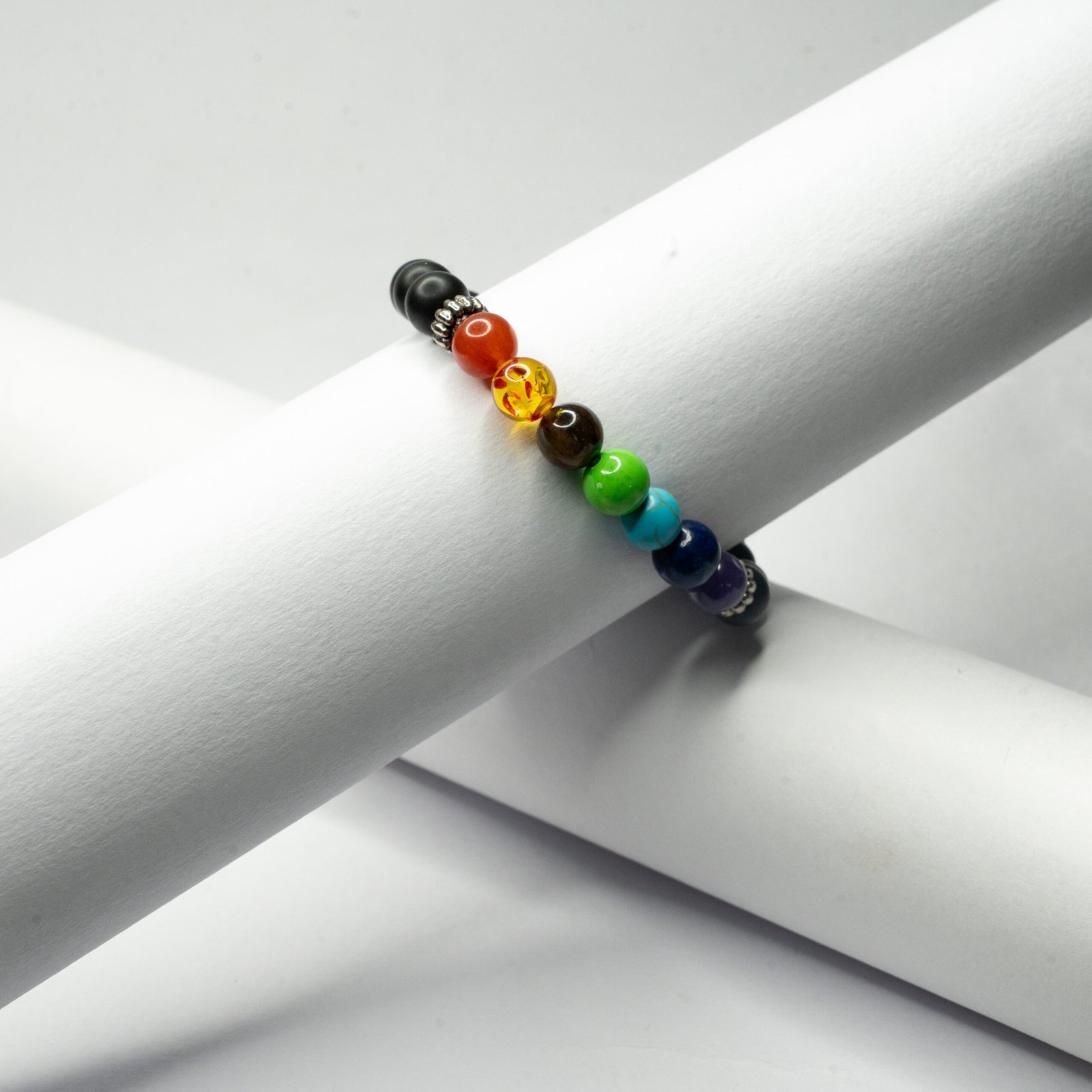 7Chakra Onyx scaled 7 Chakra Black Onyx Bracelet