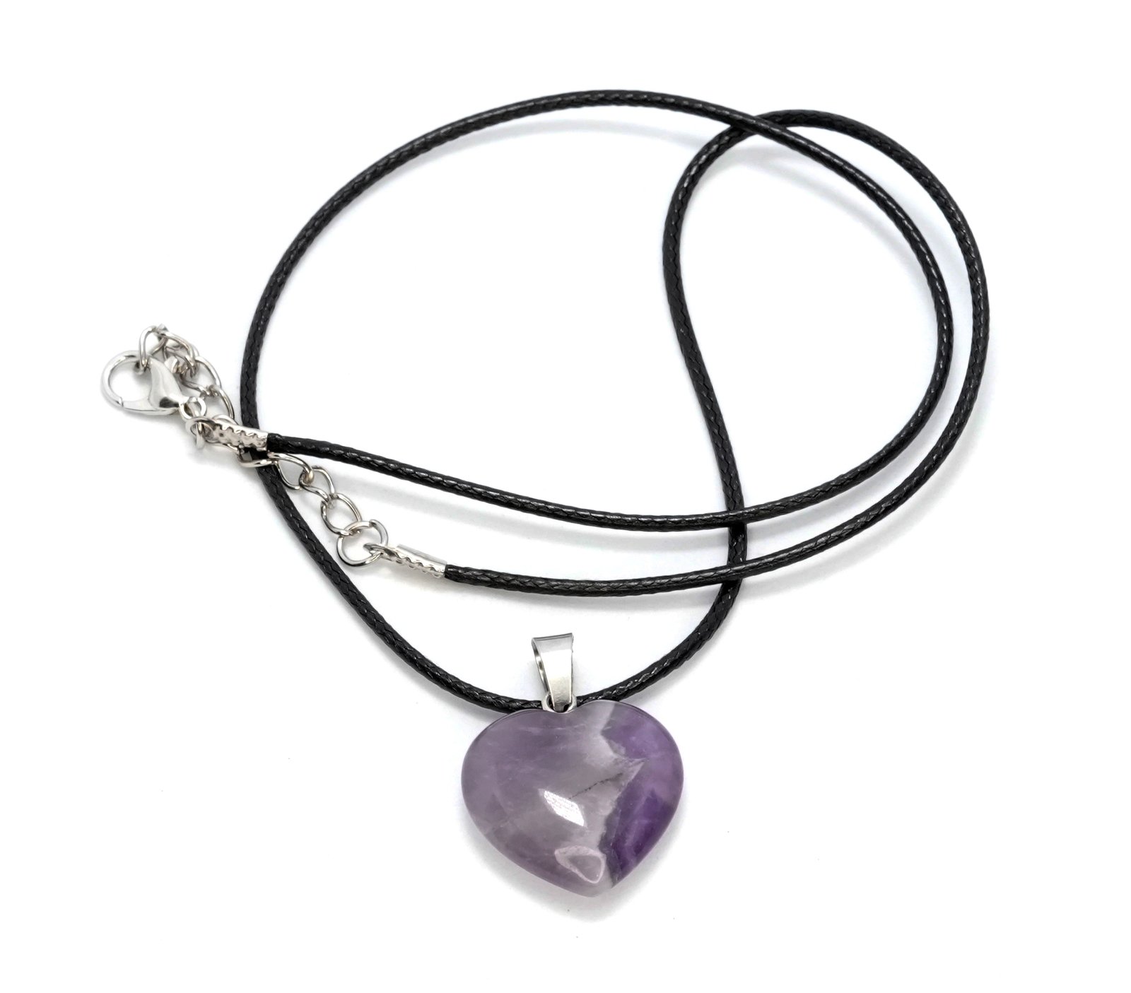 Amethyst c Amethyst Heart Pendant