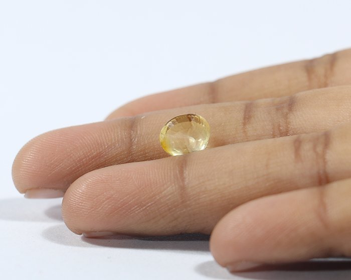 NYSP7892 3 Yellow Sapphire 3.19 Ct.