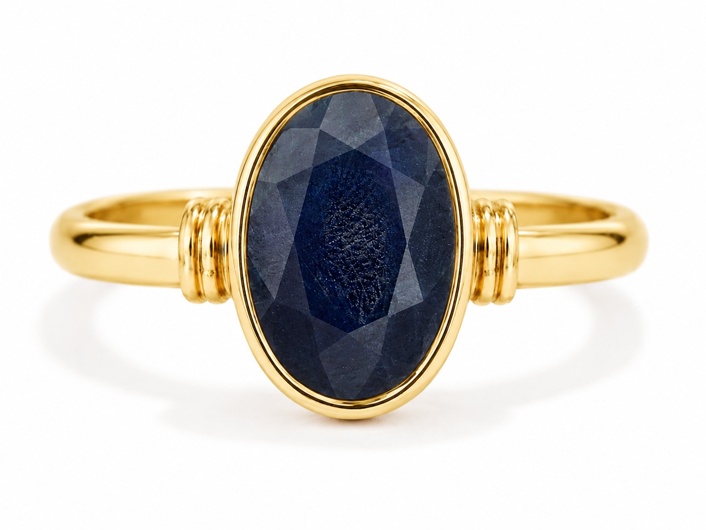 Blue Sapphire Ring Rs. 3890/- (Neelam 7+Ratti) Blue Sapphire Ring Rs. 3890/- (Neelam 7+Ratti)