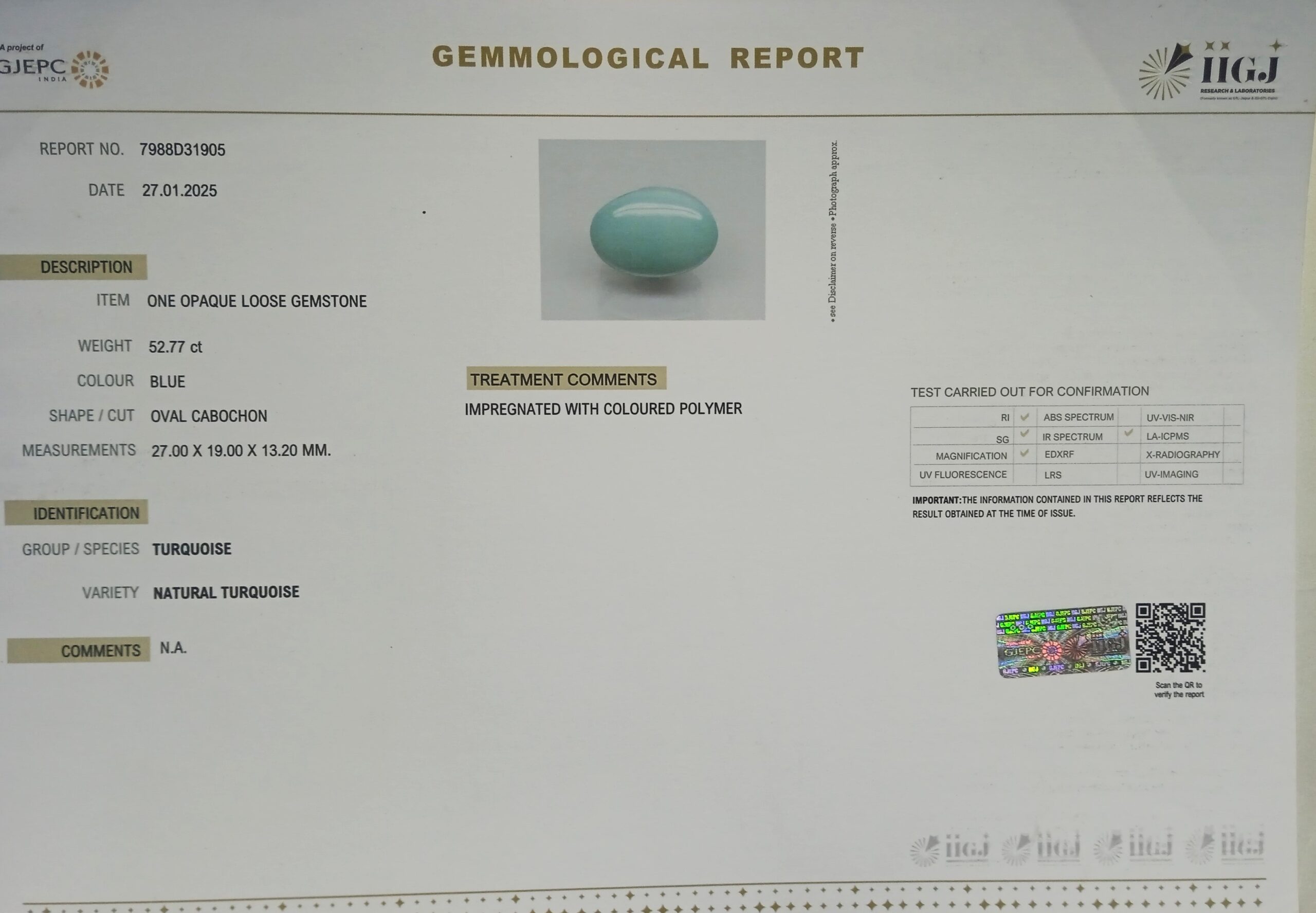 2569 scaled Turquoise 52.77 Ct.