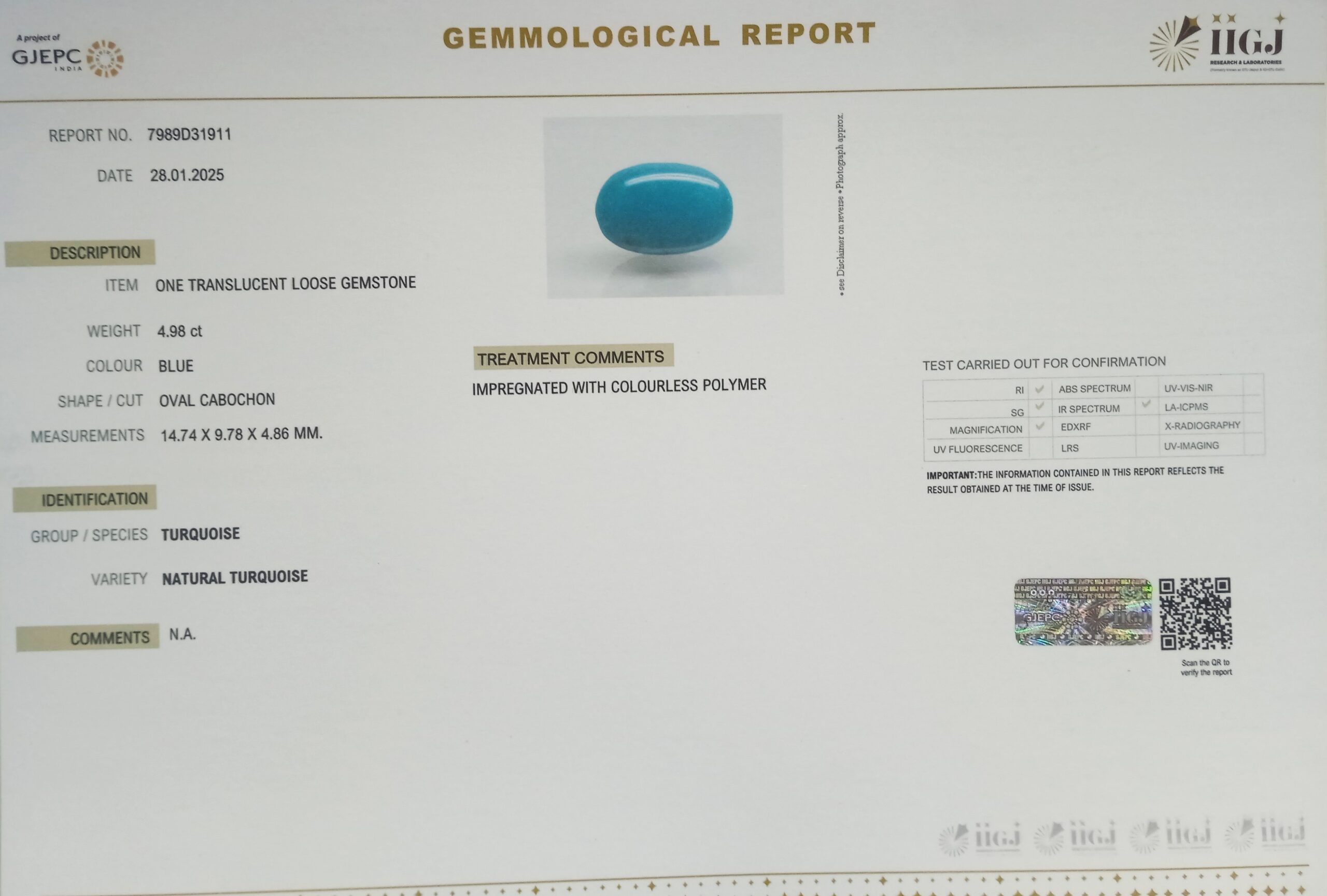 Turquoise 4.98 Ct. 5 2574 scaled Turquoise 4.98 Ct.