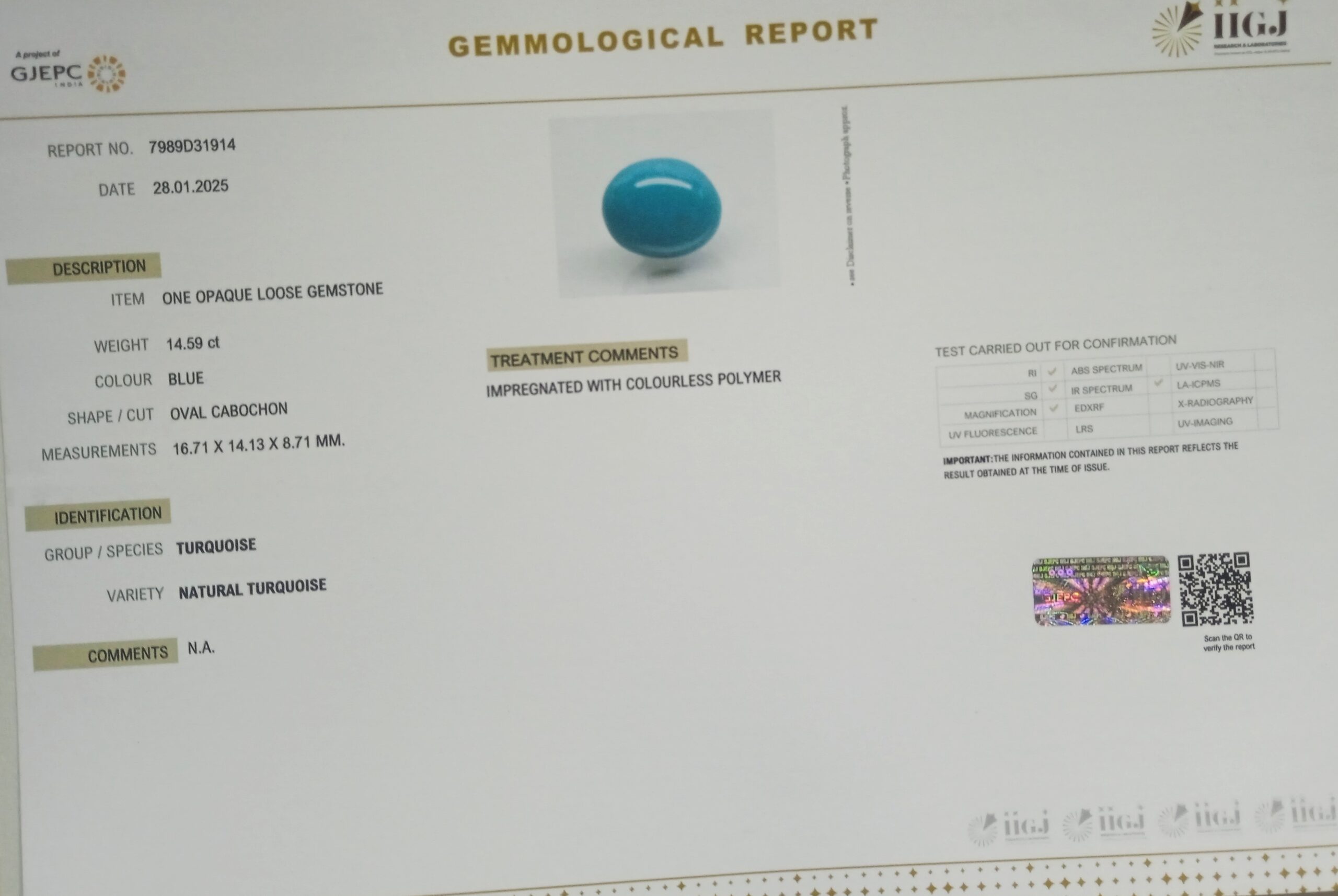 2577 scaled Turquoise 5.5 Ct.