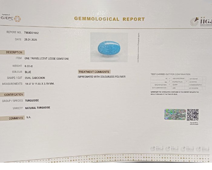 TURG3662 4 1 Turquoise 6.03 Ct.