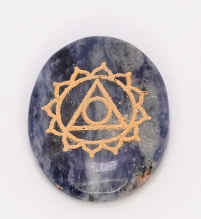 Lapis Lazuli Zibu Coin a Lapis Lazuli Zibu Coin