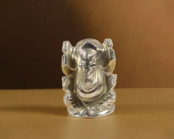 NPYRTGS FX 5 Natural Pyrite Ganesh Ji Statue