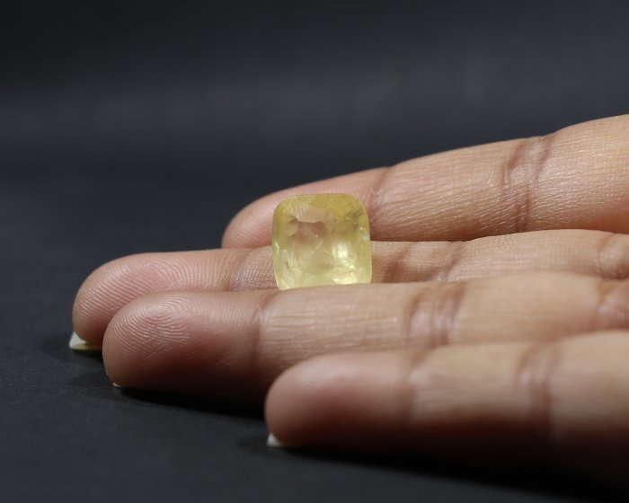 NYSP7976 3 Yellow Sapphire 10.48 Ct.