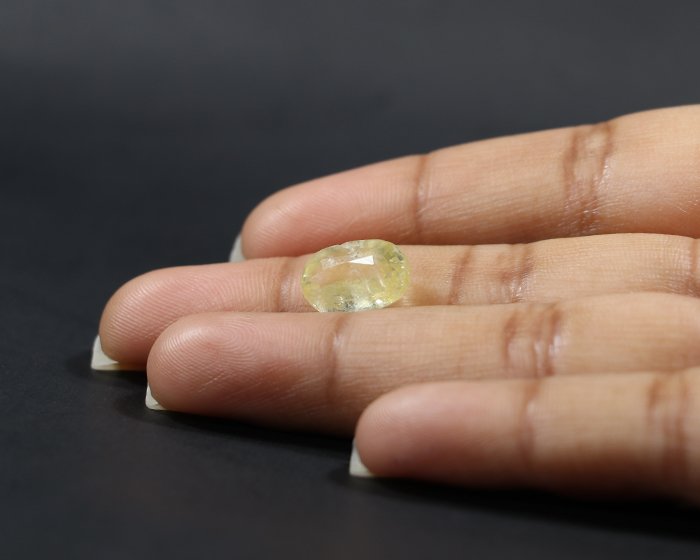 NYSPG7834 3 Yellow Sapphire 5.59 Ct.