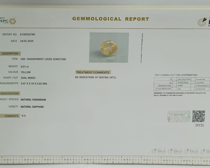 WhatsApp Image 2025 09 16 at 11.56.33 AM 1 Yellow Sapphire 5.01 Ct.