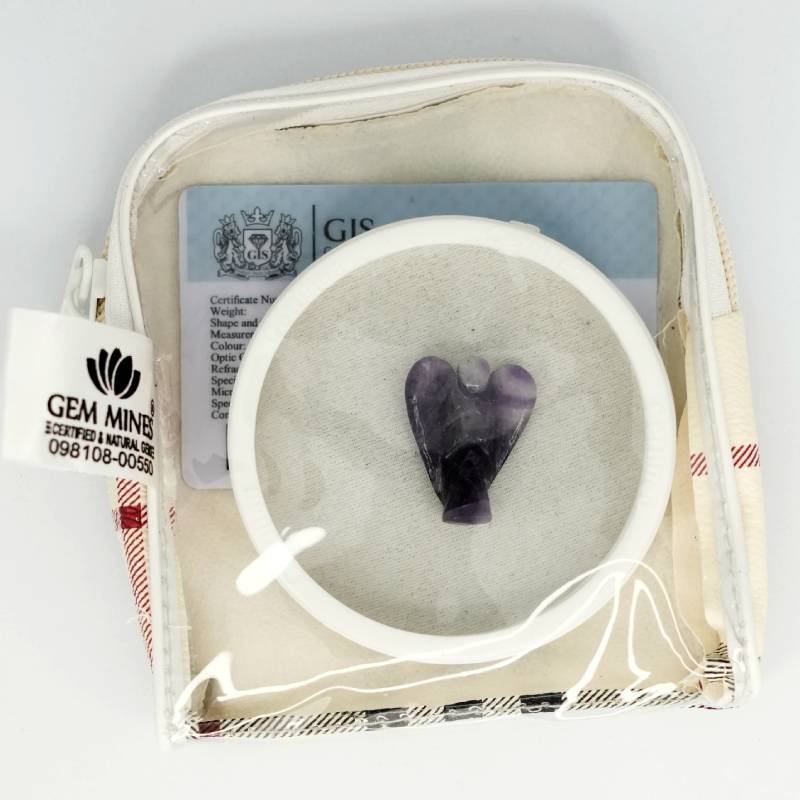 Amethyst b Amethyst Angel (1 Inch)