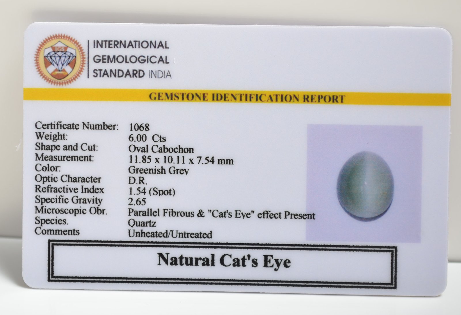 CEG2738 1 2 CATS EYE 6 Ct.