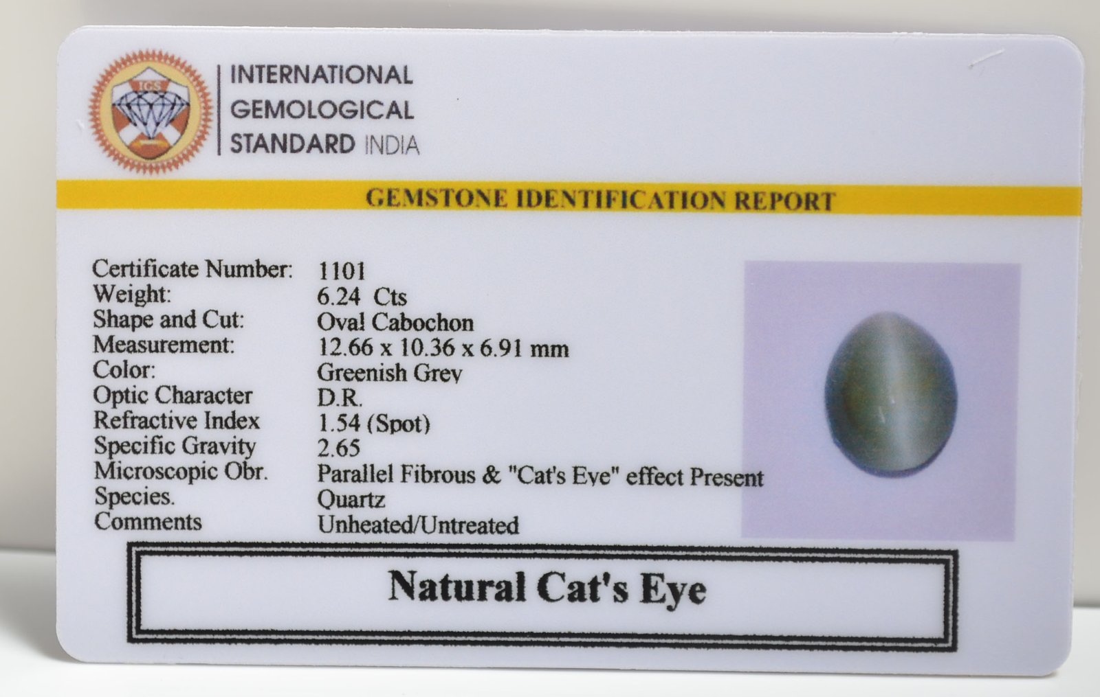 CEG2748 1 1 CATS EYE 6.24 Ct.