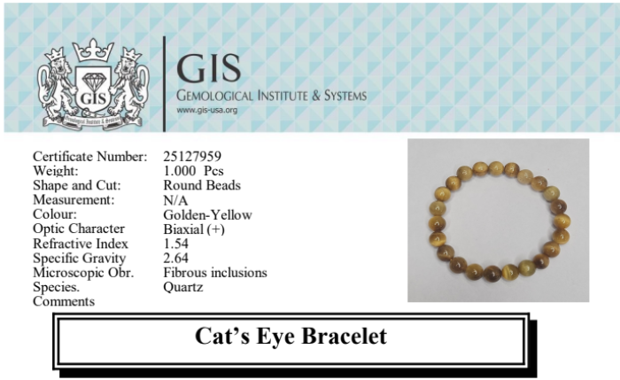 Cat's Eye Bracelet 6 CTSE FX Cat's Eye Bracelet
