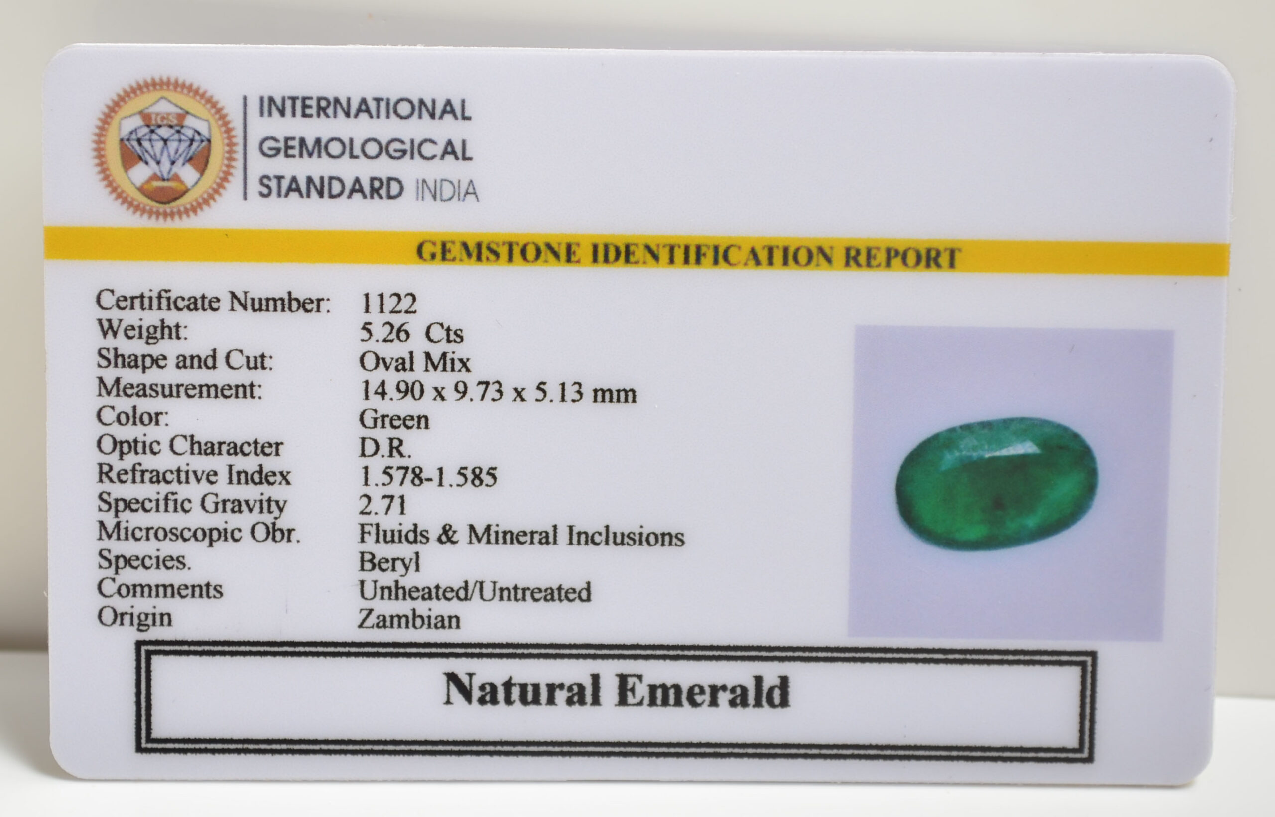 EMRD20987 2 scaled EMERALD 5.26 Ct.