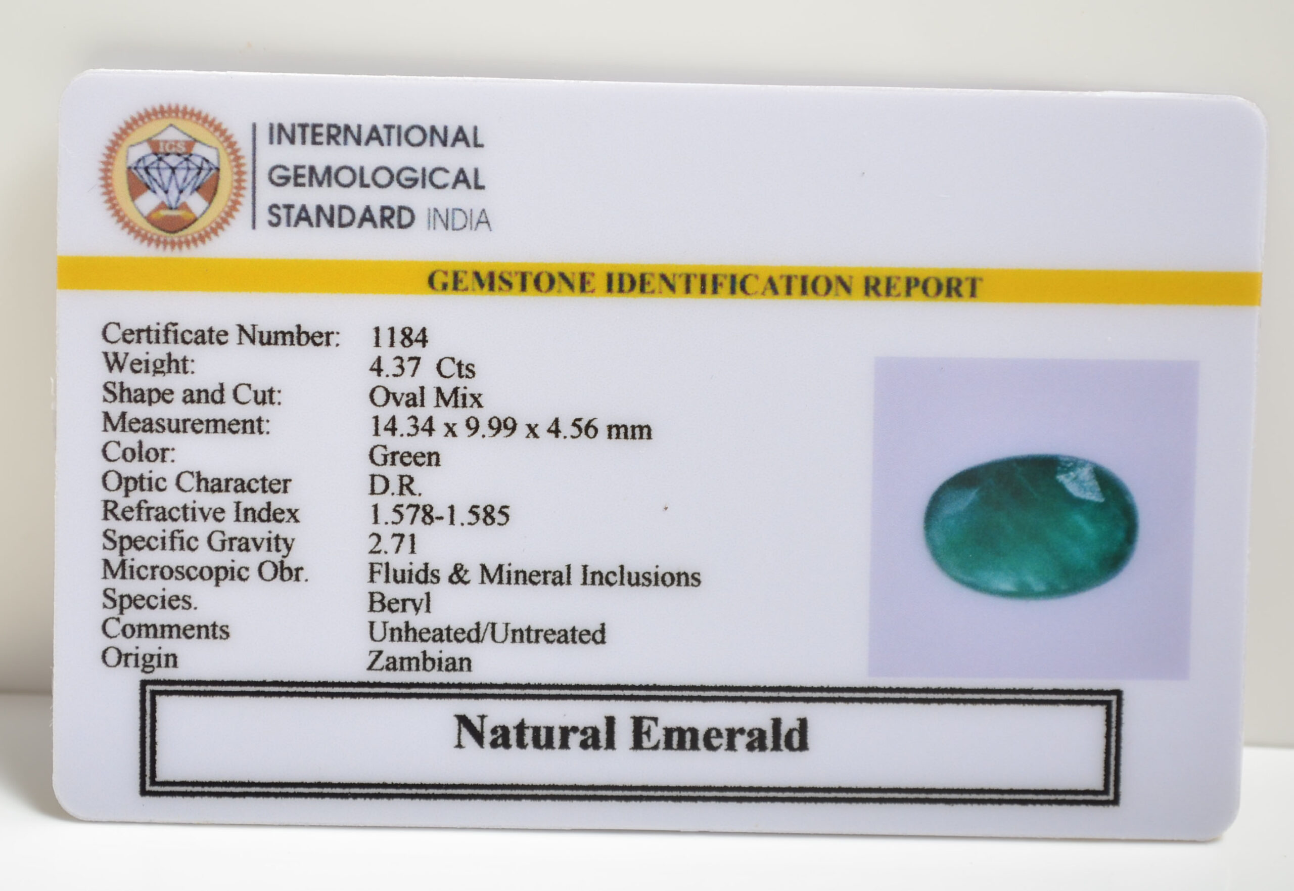 EMRD21034 2 scaled EMERALD 4.37 Ct.