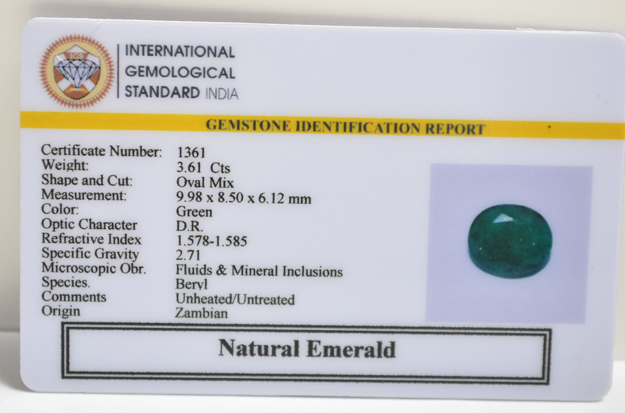 EMERALD 3.61 Ct. 3 EMRD21087 2 scaled EMERALD 3.61 Ct.