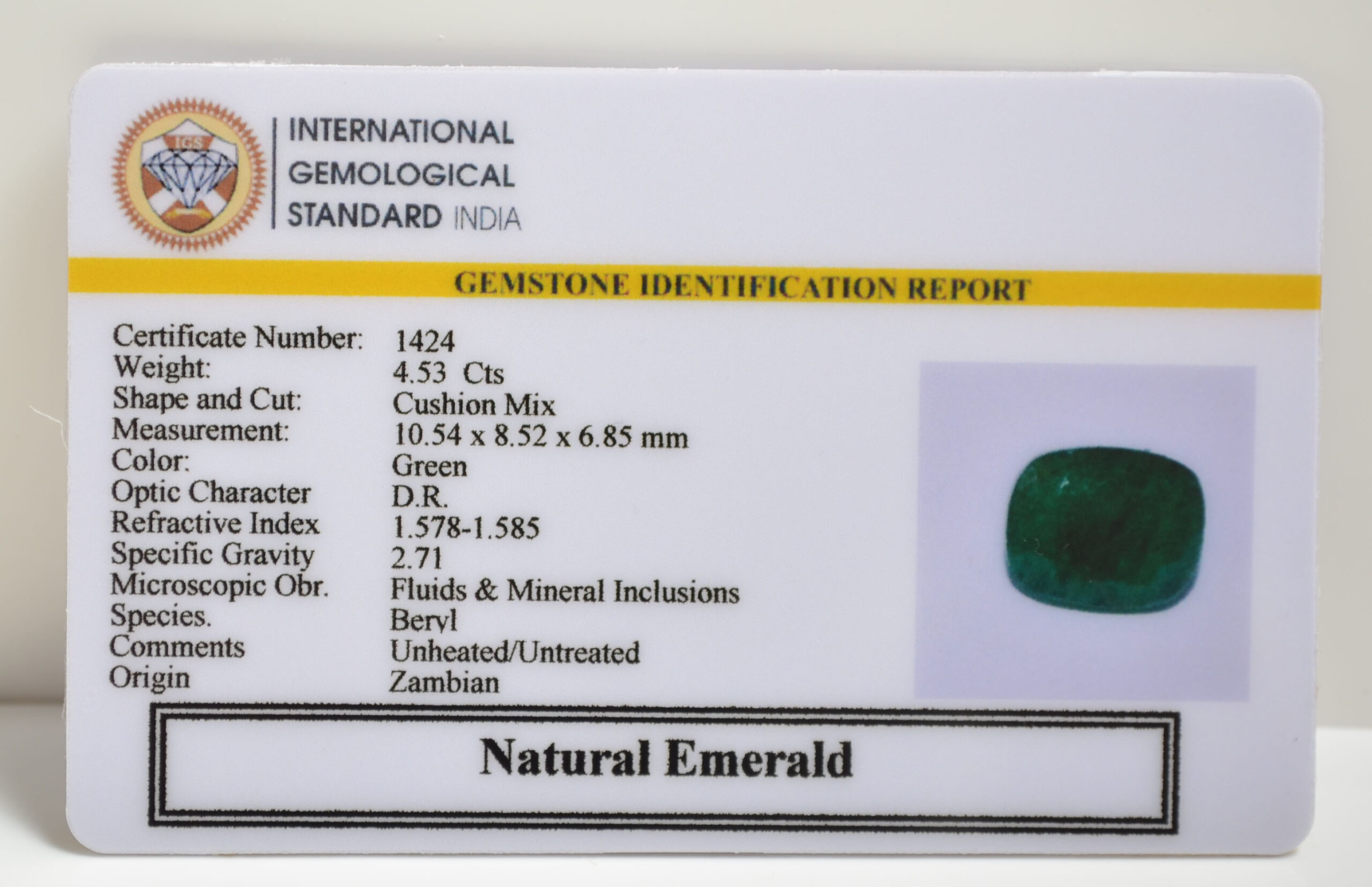 EMRD21130 2 scaled EMERALD 4.53 Ct.