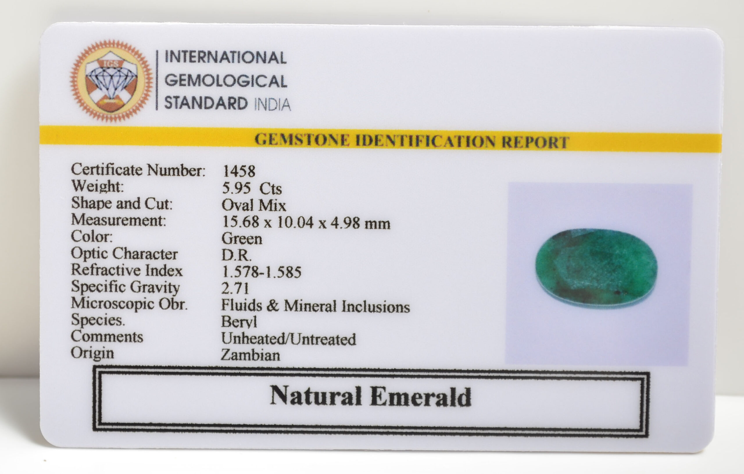 EMRD21154 2 scaled EMERALD 5.95 Ct.