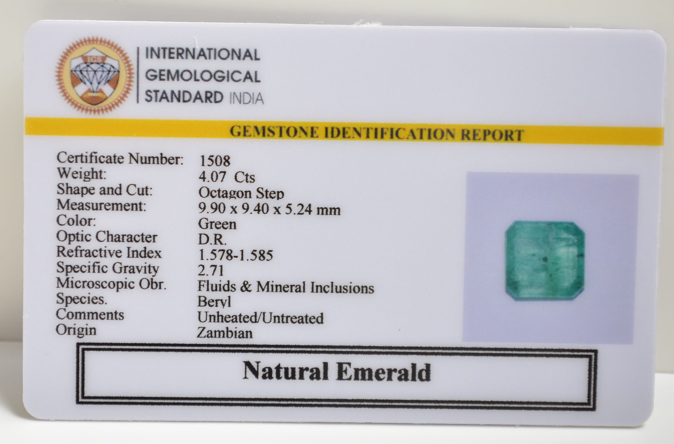 EMRD21190 2 scaled EMERALD 4.07 Ct.