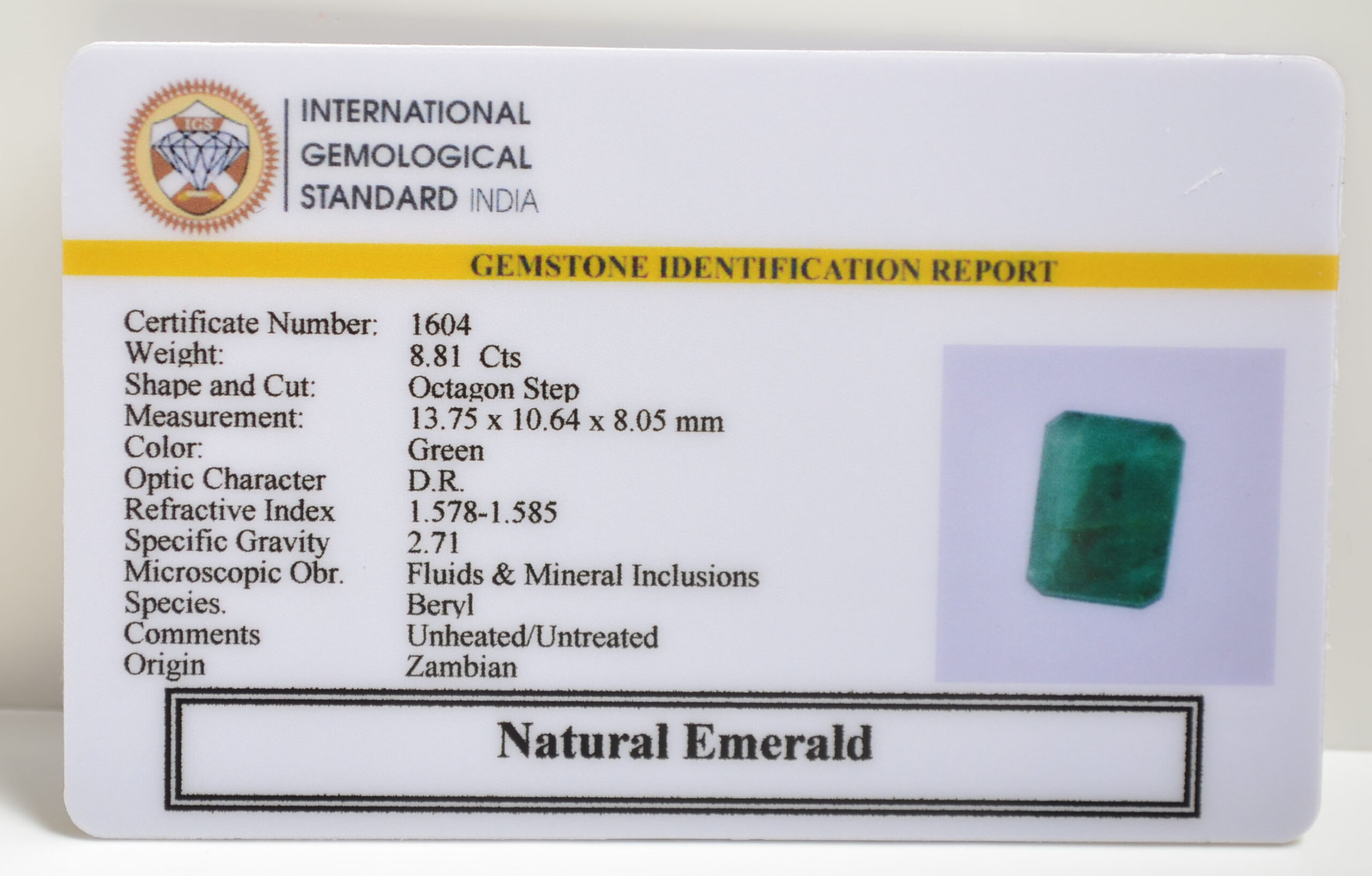 EMRD21248 2 scaled EMERALD 8.81 Ct.