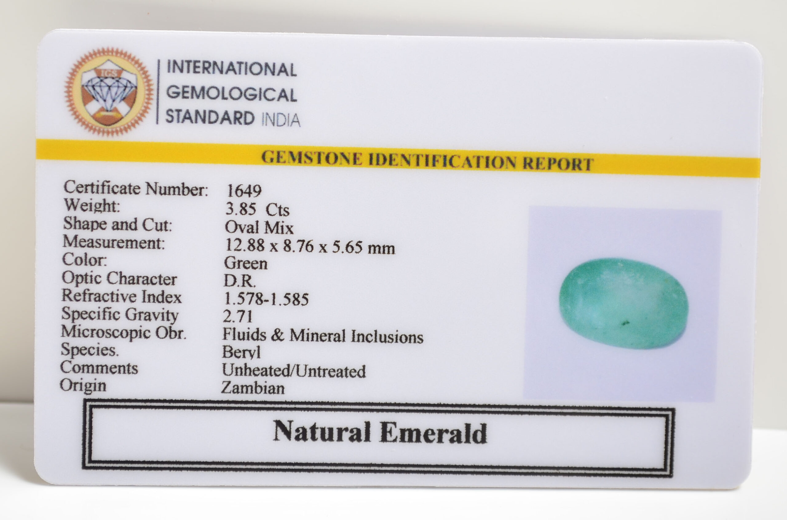 EMERALD 3.85 Ct. 3 EMRD21282 2 scaled EMERALD 3.85 Ct.