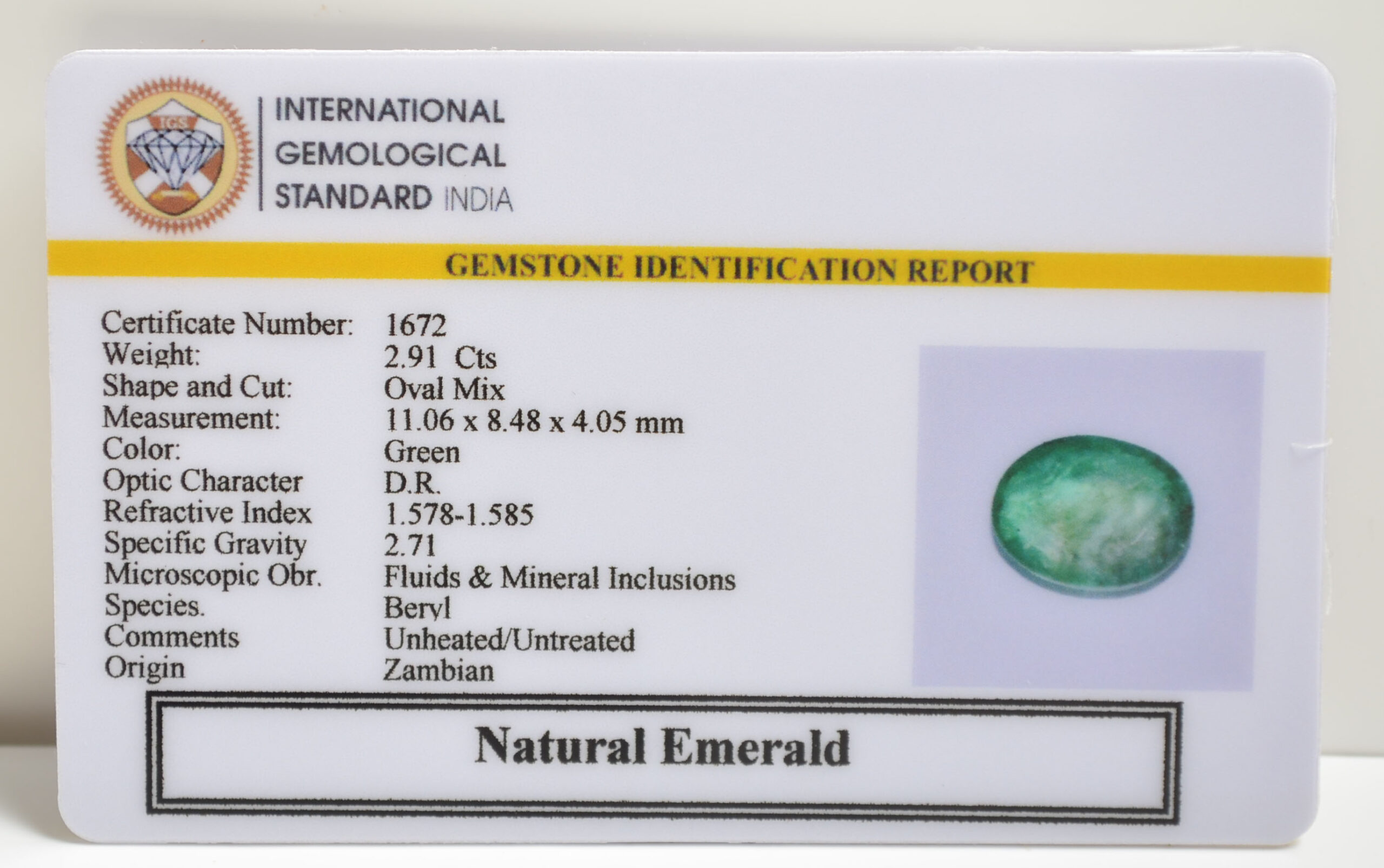 EMRD21300 2 scaled EMERALD 2.91 Ct.