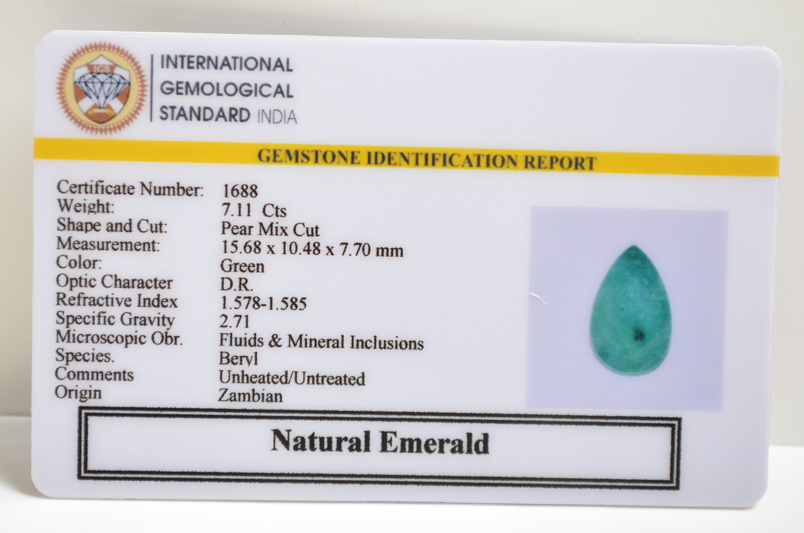 EMRD21309 2 scaled EMERALD 7.11 Ct.