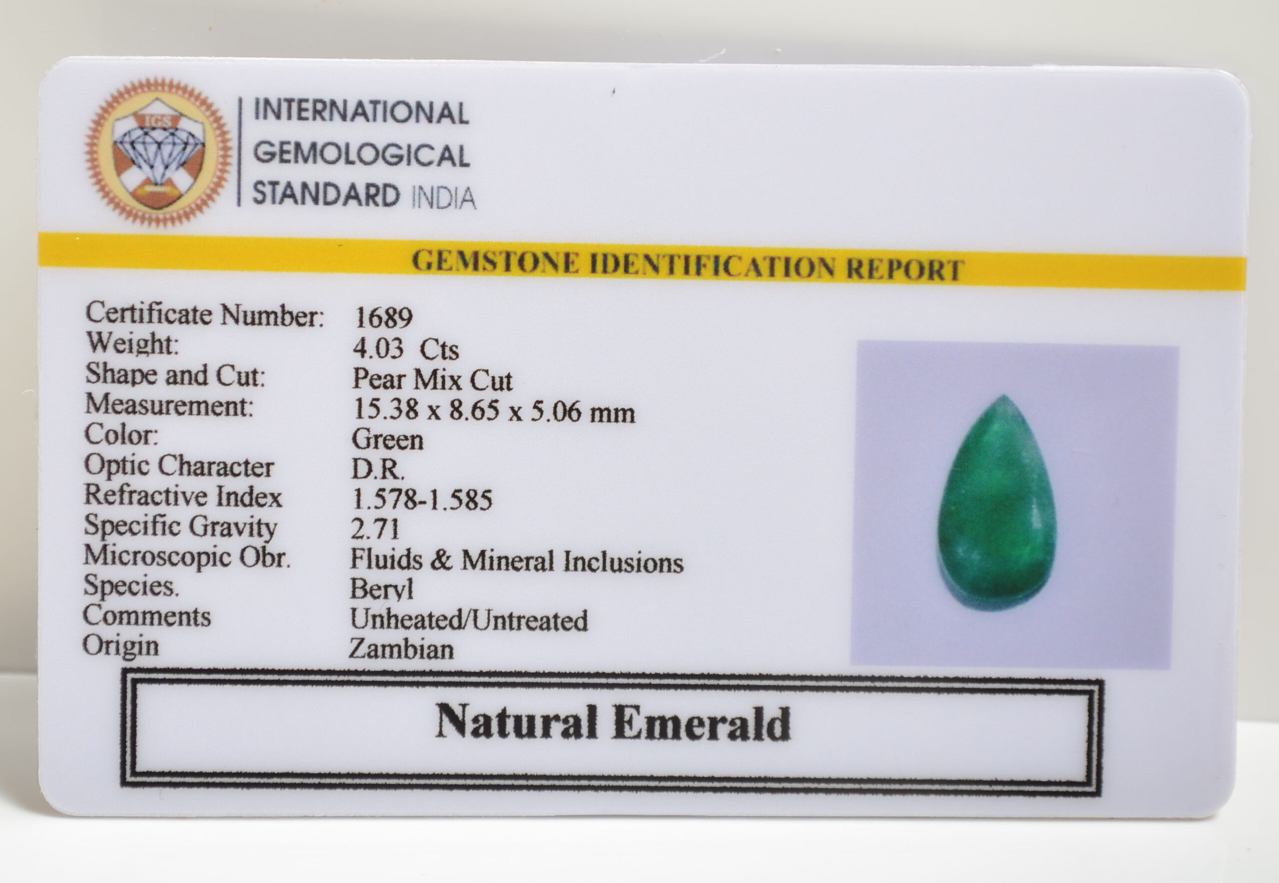 EMRD21310 2 scaled EMERALD 4.03 Ct.