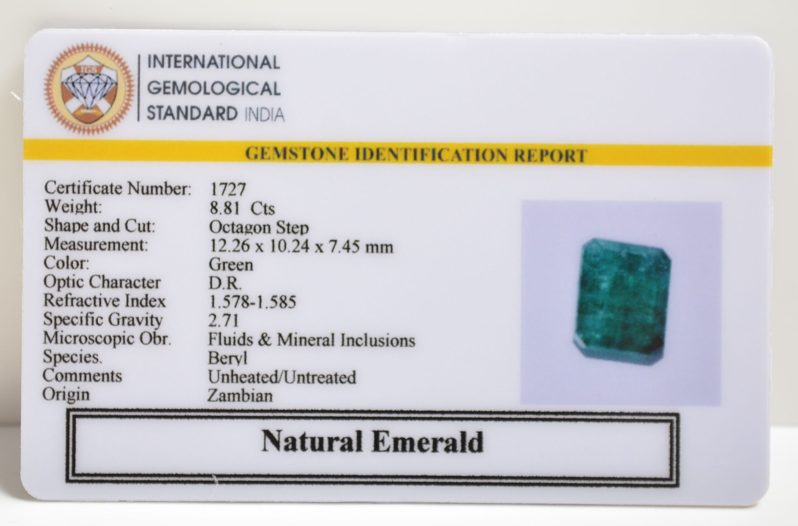 EMRD21336 2 scaled EMERALD 8.81 Ct.
