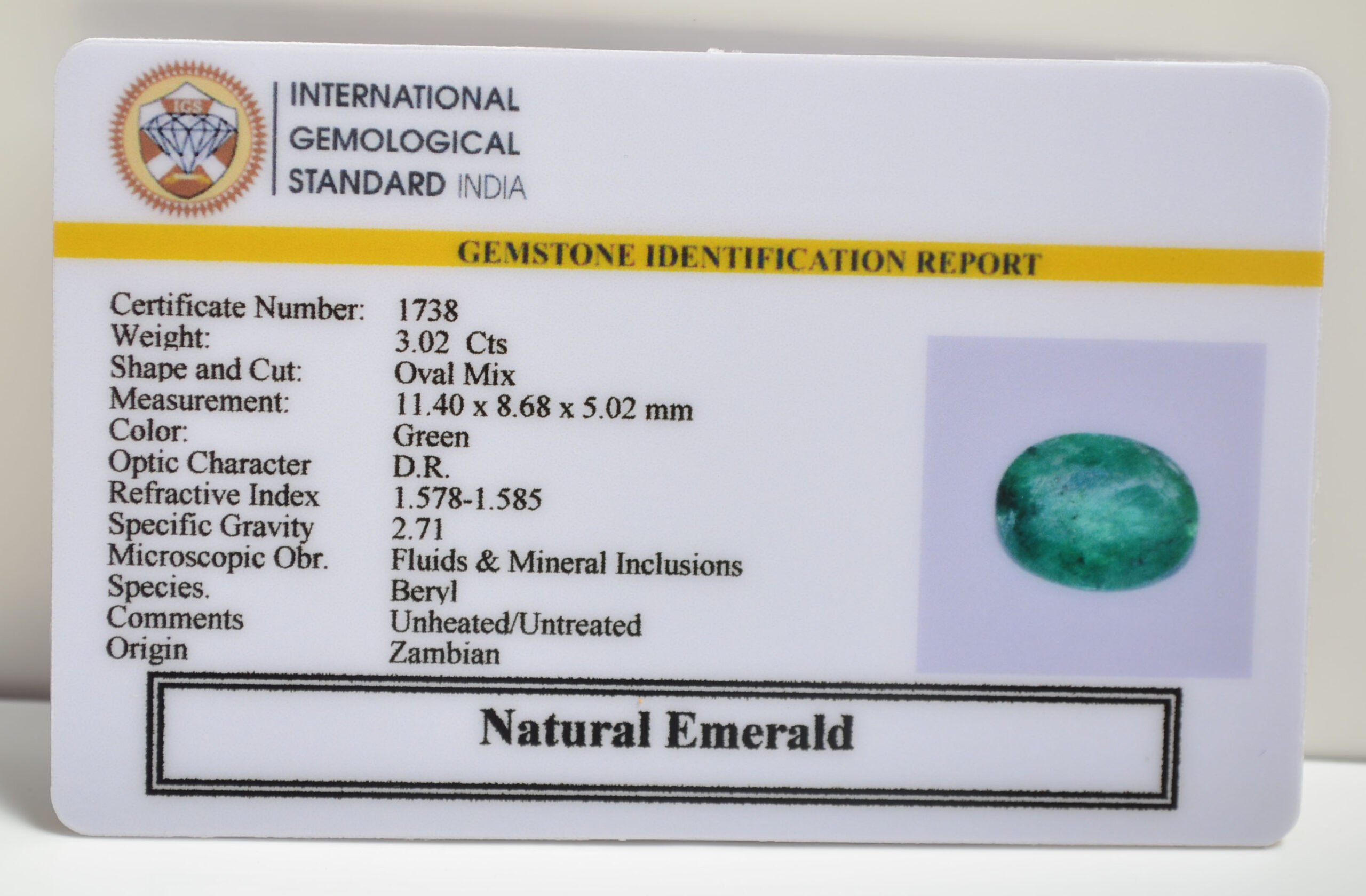 EMRD21342 2 scaled EMERALD 3.02 Ct.