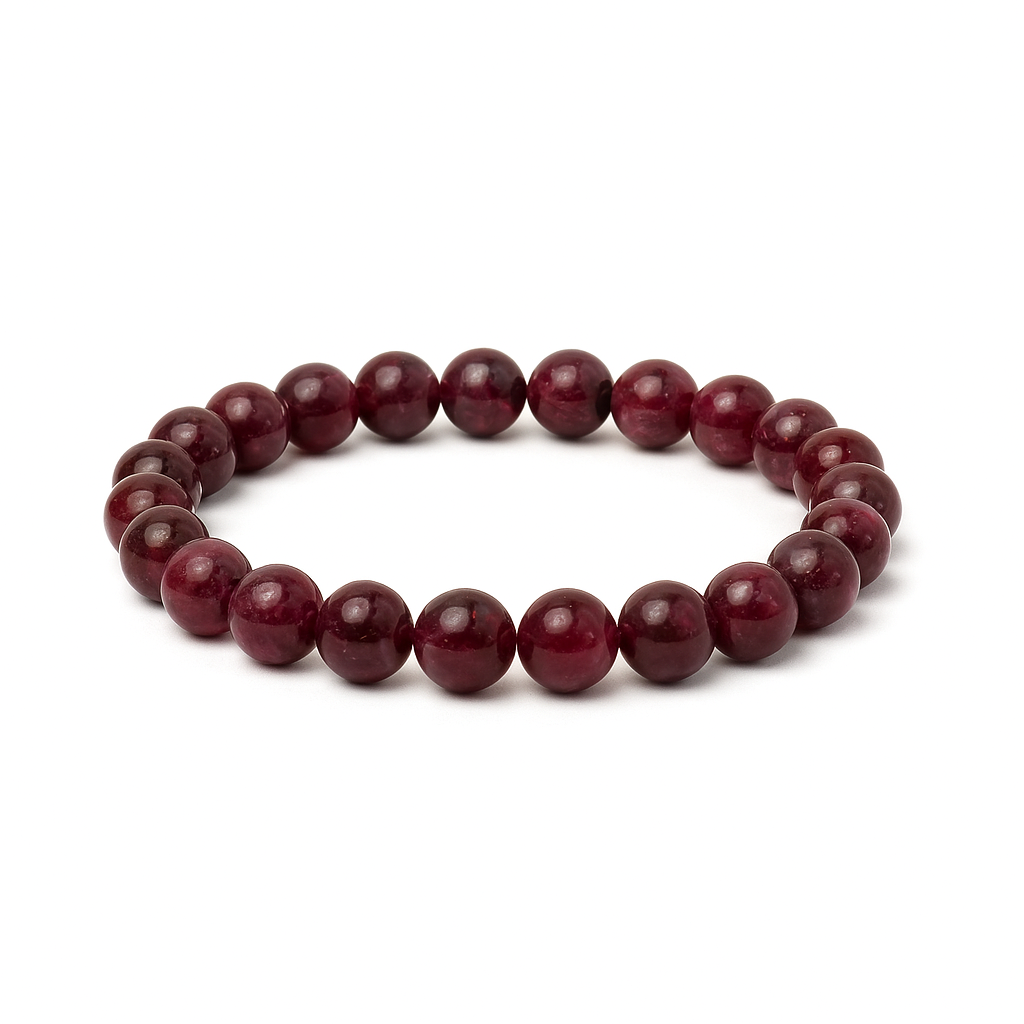 Garnet dyed 1 Garnet Bracelet
