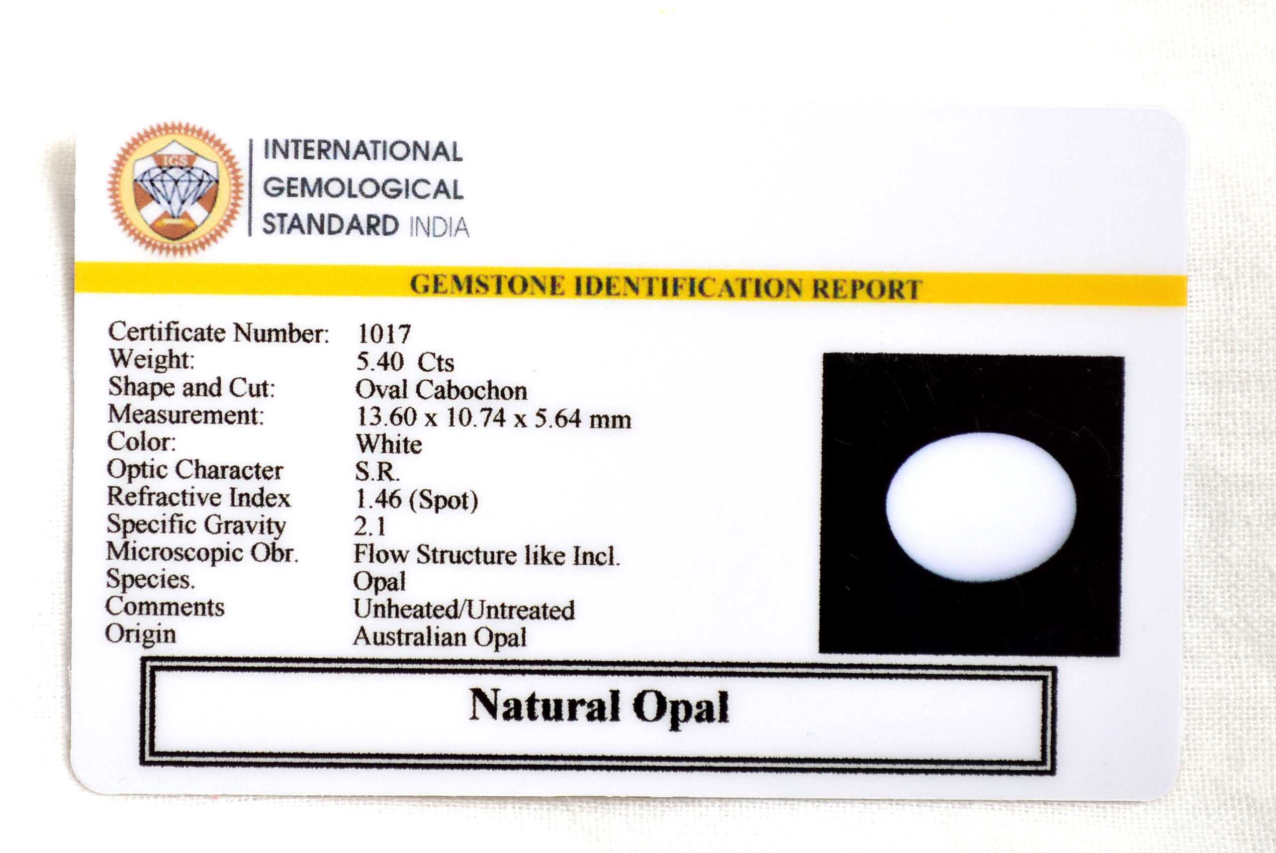 OPAL 5.4 Ct. 3 OPL8906 2 OPAL 5.4 Ct.
