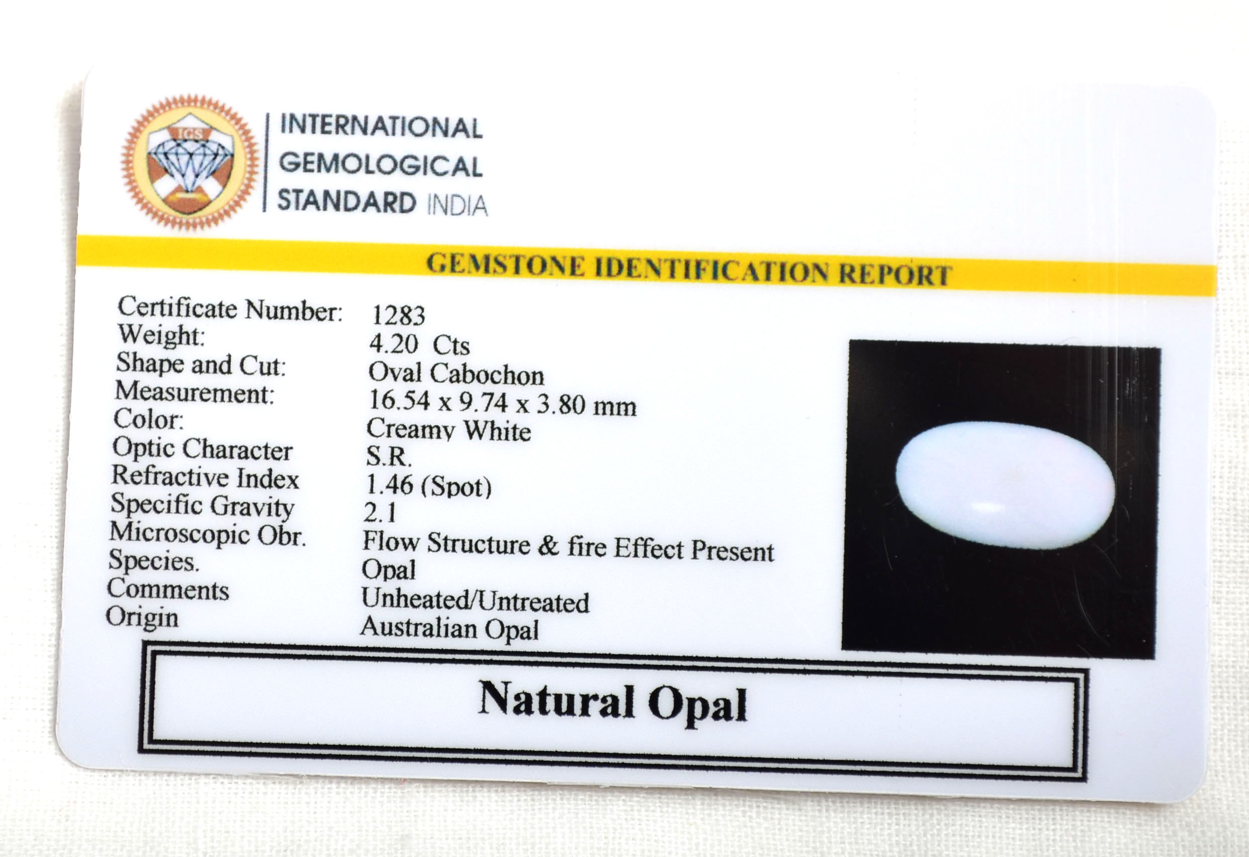 OPAL 4.2 Ct. 3 OPL9040 2 OPAL 4.2 Ct.