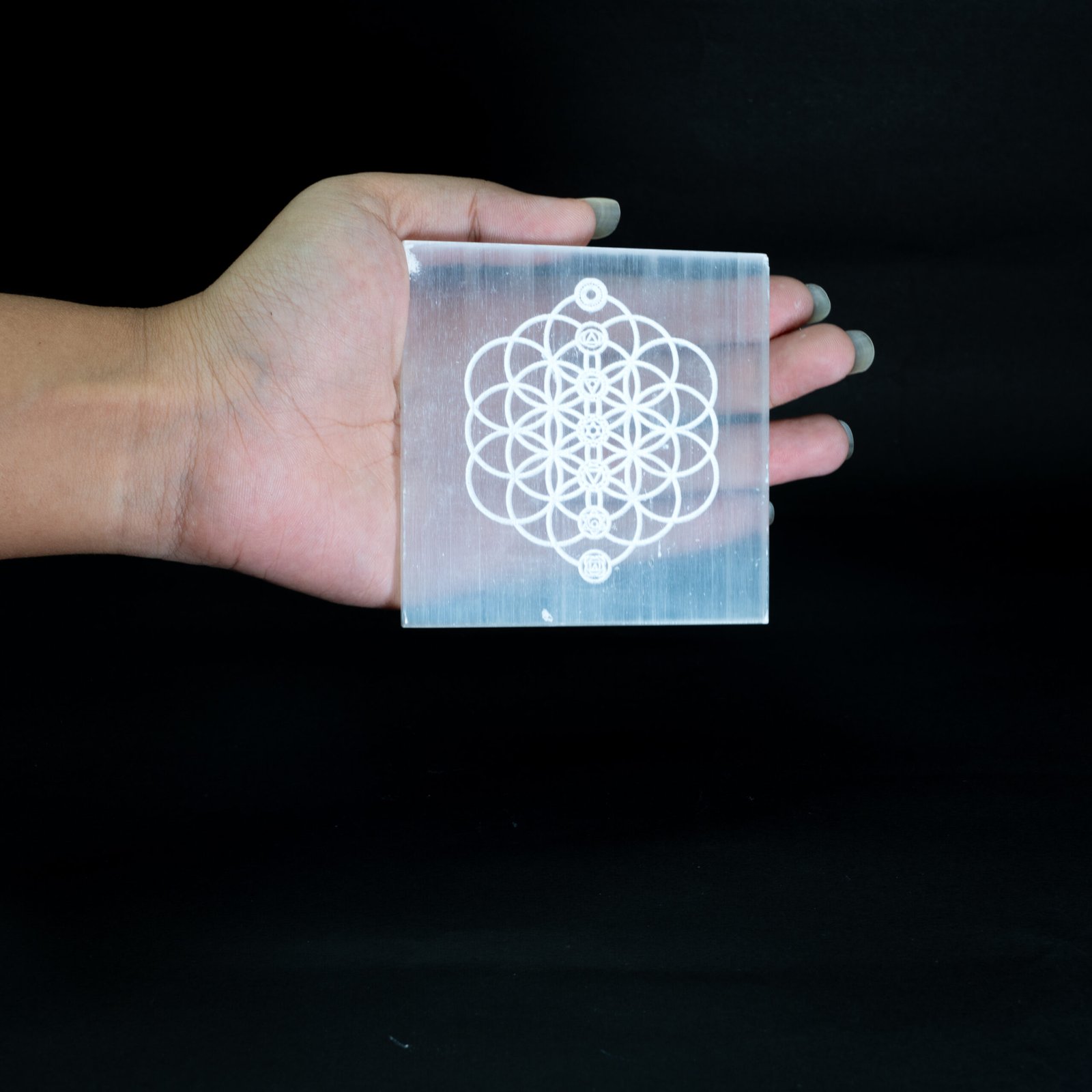 Selenite Chakra Plate 1 1 scaled Selenite Chakra Plate