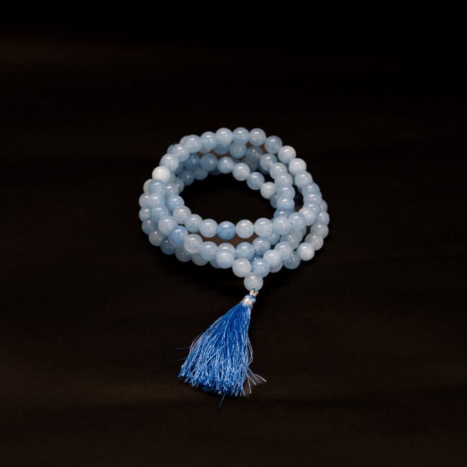 aqua marine mala Aquamarine Jaap Mala