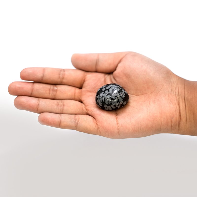 c Snowflake Obsidian Tumble