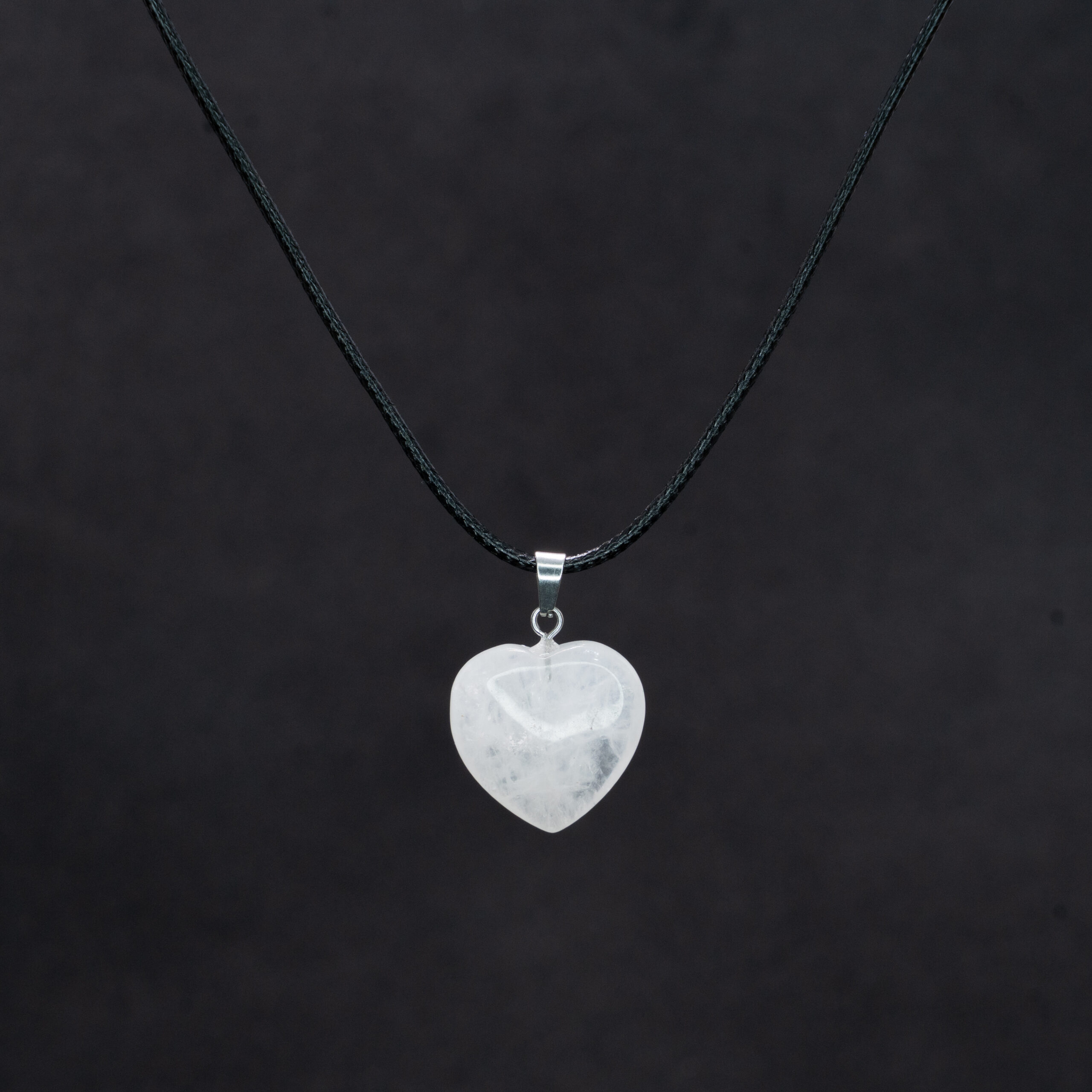 DSC04819 1 scaled Selenite Heart Pendant