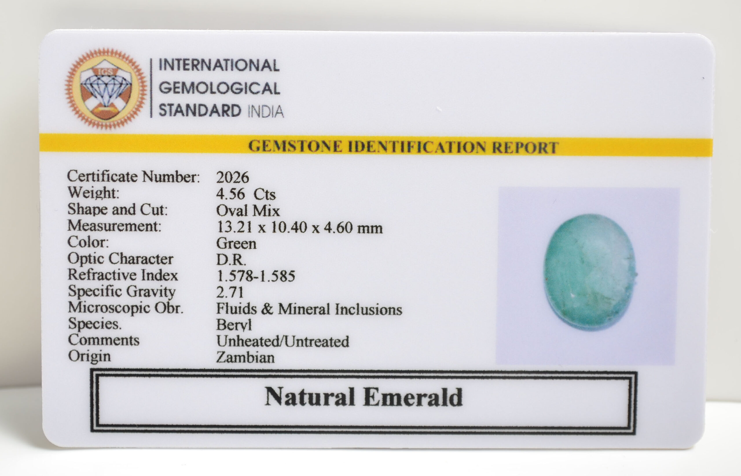 EMRD21428 2 scaled EMERALD 4.56 Ct.