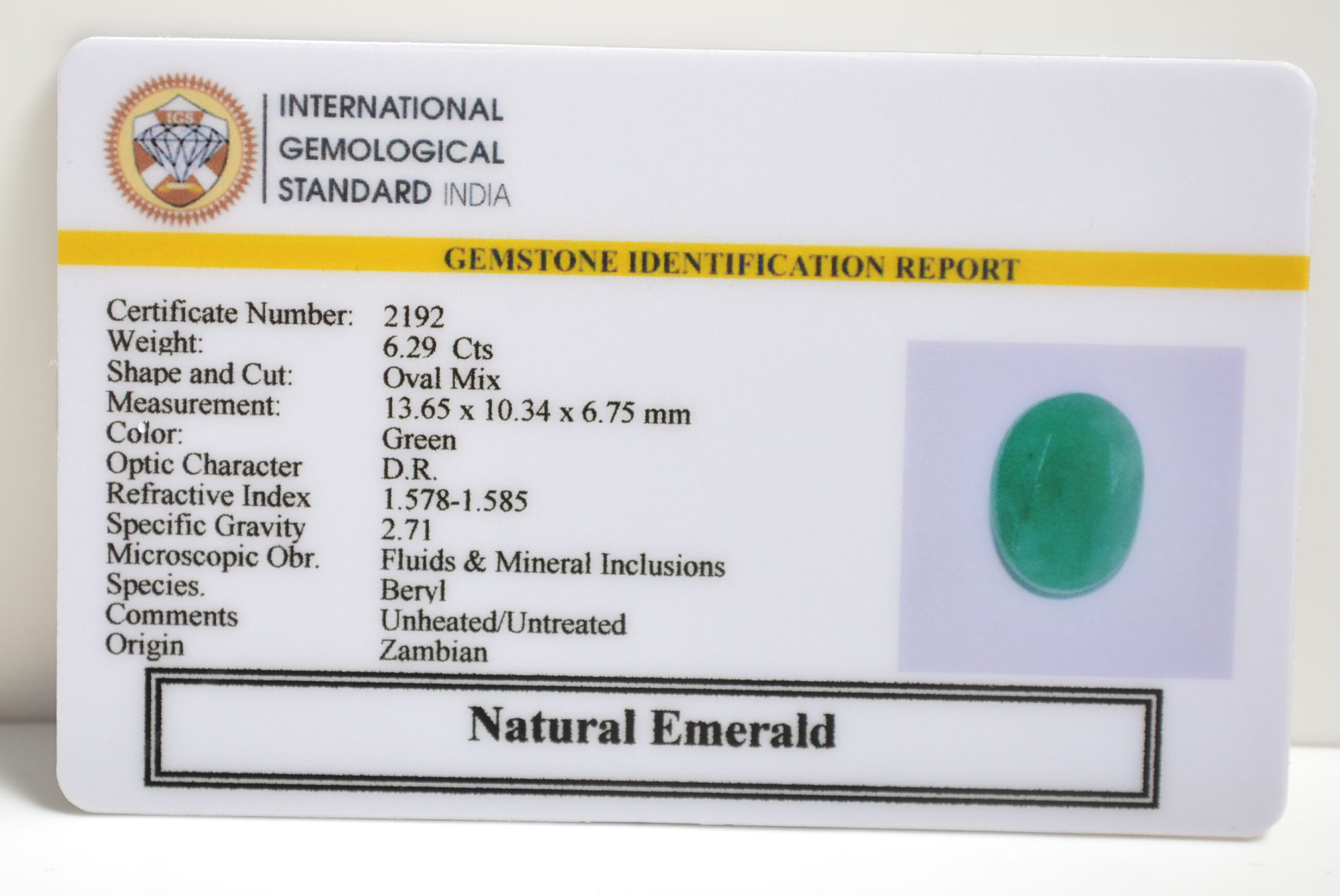 EMRD21464 2 scaled EMERALD 6.29 Ct.