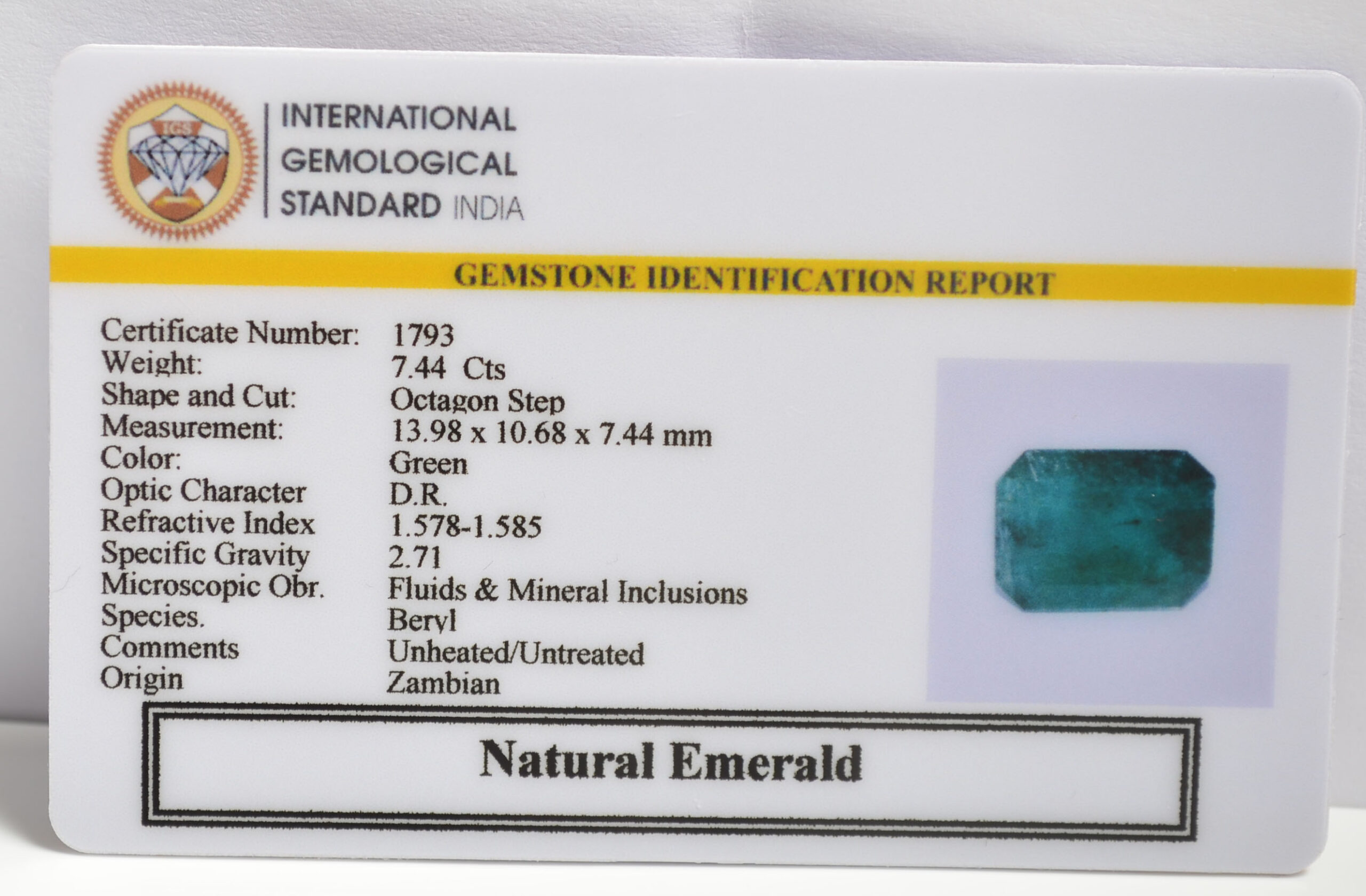 EMERALD 7.44 Ct. 3 EMRG20399 1 scaled EMERALD 7.44 Ct.